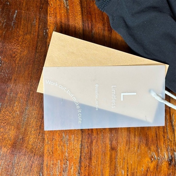 POPFLEX Women's Flare Skirt Dress Black L Tennis Running Summer - Picture 4 of 7